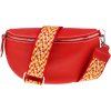 NovaKabelka.sk Reni Grande Rossa s prídavným popruhom II kožená talianska crossbody kabelka červená NovaKabelka.sk Reni Grande Rossa s prídavným popruhom II kožená talianska crossbody kabelka červená