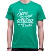 Fajntričko tričko Najlepší otecko a bodka zelená