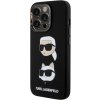 Silikónové puzdro Karl Lagerfeld na Apple iPhone 15 Pro KLHCP15LSDHKCNK Liquid Silicone Karl and Choupette Heads čierne Silikónové puzdro Karl Lagerfeld na Apple iPhone 15 Pro KLHCP15LSDHKCNK Liquid Silicone Karl and Choupette Heads čierne