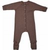 Rastúce merino pyžamo detské (overal) hnedé rose brown Smallstuff Veľkosť: 86 Rastúce merino pyžamo detské (overal) hnedé rose brown Smallstuff Veľkosť: 86