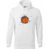 Basketbal lopta v triku - Mikina pánska Cape s kapucňou - XL ( Biela ) Basketbal lopta v triku - Mikina pánska Cape s kapucňou - XL ( Biela )