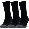 Pánske ponožky Under Armour HeatGear Crew 3pk BLK L Pánske ponožky Under Armour HeatGear Crew 3pk BLK L