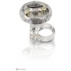 XLC DD-M12 zvonček, 36 mm, transparentná strieborná XLC DD-M12 zvonček, 36 mm, transparentná strieborná