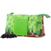 Pixie Crew Školské púzdro Minecraft vrátane pixelov zelené veľké Pixie Crew Školské púzdro Minecraft vrátane pixelov zelené veľké