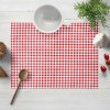 Biante Bavlnené prestieranie na stôl Sandra SA-056 Červeno-biele kocky 30x40 cm Biante Bavlnené prestieranie na stôl Sandra SA-056 Červeno-biele kocky 30x40 cm