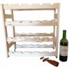 Stojan na víno RW-1-20 na 20 fliaš, drevený regál Stojan na víno RW-1-20 na 20 fliaš, drevený regál