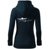 Ťahanie klzáku - Mikina dámska trendy zipper s kapucňou - S ( Tmavomodrá (takmer čierna) ) Ťahanie klzáku - Mikina dámska trendy zipper s kapucňou - S ( Tmavomodrá (takmer čierna) )