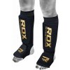 HOSIERY SHIN INSTEP FOAM BLACK/GOLD, Veľkosť M HOSIERY SHIN INSTEP FOAM BLACK/GOLD, Veľkosť M