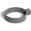 BRYZA PVC Kovový upínací krúžok na potrubie 63 mm grafit BRYZA PVC Kovový upínací krúžok na potrubie 63 mm grafit