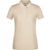 James & Nicholson | JN 8009, Dámske piqué polo z bio bavlny, šedá Stone, XXL James & Nicholson | JN 8009, Dámske piqué polo z bio bavlny, šedá Stone, XXL