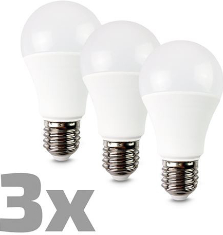 SOLIGHT žiarovka LED E27 12W A60 biela teplá WZ530-3P