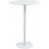 Design-Shop Barový stôl Hereford 75 cm - biela/biela Design-Shop Barový stôl Hereford 75 cm - biela/biela