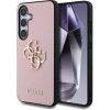 Guess PU Grained 4G Metal Logo Zadní Kryt pro Samsung Galaxy S25+ Pink Guess PU Grained 4G Metal Logo Zadní Kryt pro Samsung Galaxy S25+ Pink
