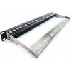 Patch panel Keline Cat 5E, RJ45/u, osadený s 24xKEJ-C5-U-TL, čierny, 1U Patch panel Keline Cat 5E, RJ45/u, osadený s 24xKEJ-C5-U-TL, čierny, 1U