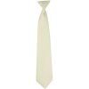 Quentino dětská kravata s jemnou strukturou smetanová ecru