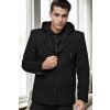 Dewberry K9532 MEN'S COAT-BLACK čierna