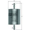 Palivový filter MAHLE KL 409 Palivový filter MAHLE KL 409