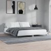 Prolenta Maison Exclusive Rám postele s vysokým leskom biely 140 x 200 cm Kompozitné drevo