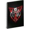 Presco Group špirálový blok Batman vs Superman linajkovaný A4 Presco Group špirálový blok Batman vs Superman linajkovaný A4