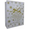Darčeková taška Vianočné zvončeky, vodorovná veľká Darčeková taška Vianočné zvončeky, vodorovná veľká