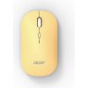 ACER Myš Wireless Mouse AMR130 Yellow - Dual mode 2.4GHz + BT 5.2, 4 tlačítka, 800/1200/1600 dpi, USB Polling rate 125Hz ACER Myš Wireless Mouse AMR130 Yellow - Dual mode 2.4GHz + BT 5.2, 4 tlačítka, 800/1200/1600 dpi, USB Polling rate 125Hz