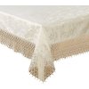 Svetlo krémový dekoračný obrus s ozdobným lemom Šírka 150 cm | Dĺžka 300 cm krémová Svetlo krémový dekoračný obrus s ozdobným lemom Šírka 150 cm | Dĺžka 300 cm krémová
