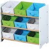 Kesper 17716 Detský regál s 9 látkovými boxmi White, 65 x 60 x 30 cm Kesper 17716 Detský regál s 9 látkovými boxmi White, 65 x 60 x 30 cm