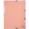 Exacompta Pastel Prešpán Spisové dosky s gumičkou A4 - koralové Exacompta Pastel Prešpán Spisové dosky s gumičkou A4 - koralové