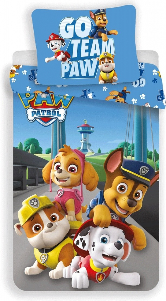 Jerry Fabrics Obliečky Paw Patrol 161 70x90 140x200