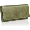 Chiemsee Chiemsee Dámska peňaženka kožená s RFID, olivová Chiemsee Chiemsee Dámska peňaženka kožená s RFID, olivová