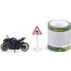 SIKU Motocykel Ducati Panigale 1299 s páskou vo vzhľade pretekárskej dráhy / 1601 SIKU Motocykel Ducati Panigale 1299 s páskou vo vzhľade pretekárskej dráhy / 1601