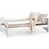 Wilsondo Detská drevená posteľ so zábranou 140x80 Wiki - biela Wilsondo Detská drevená posteľ so zábranou 140x80 Wiki - biela