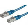 S/FTP Patchkábel 1m cat.5e, modrý, Cu S/FTP Patchkábel 1m cat.5e, modrý, Cu
