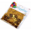 Konfety položky 30; 40; 50; 60 - na párty, narodeninové oslavy - (50) zlatá Konfety položky 30; 40; 50; 60 - na párty, narodeninové oslavy - (50) zlatá