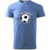 Futbalová lopta v triku - Klasické pánske tričko vyššej gramáže - XL ( Svetlomodrá ) Futbalová lopta v triku - Klasické pánske tričko vyššej gramáže - XL ( Svetlomodrá )