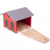 Bigjigs Rail Cihlové depo pro dva vláčky Bigjigs Rail Cihlové depo pro dva vláčky