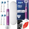 Zubná kefka Oral-b Junior Pro Fialová + 4x náhradná hlavica EB-10A Color + Zubná kefka Oral-b Junior Pro Fialová + 4x náhradná hlavica EB-10A Color +