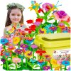Kocky kvety záhrada v krabici kufríku pre dievčatko 75 dielikov Kocky kvety záhrada v krabici kufríku pre dievčatko 75 dielikov