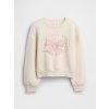 GAP Kids Oversize Sweatshirt Girls krémová