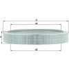 KNECHT Vzduchový filter KNECHT LX 58 KNECHT Vzduchový filter KNECHT LX 58