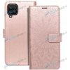 Púzdro MEZZO Samsung Galaxy A12, A12s, M12 knižka Rose Mandala Púzdro MEZZO Samsung Galaxy A12, A12s, M12 knižka Rose Mandala