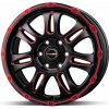 Borbet CW8 8x18 5x118 ET50 red rim window polished matt Borbet CW8 8x18 5x118 ET50 red rim window polished matt