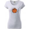 Basketbal lopta v triku - Dámske tričko Pure - 2XL ( Svetlosivý melír ) Basketbal lopta v triku - Dámske tričko Pure - 2XL ( Svetlosivý melír )