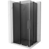 MEXEN/S - Velar L Duo sprchovací kút, posuvné dvere 90 x 80, grafit, chróm 871-090-080-02-43-01 MEXEN/S - Velar L Duo sprchovací kút, posuvné dvere 90 x 80, grafit, chróm 871-090-080-02-43-01