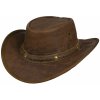 Klobúk kožený Rugged Earth Springbrook - svetlo hnedý, M Klobúk kožený Rugged Earth Springbrook - svetlo hnedý, M