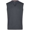 James & Nicholson pánsky sveter bez rukávov JN657 Antracitový melír James & Nicholson pánsky sveter bez rukávov JN657 Antracitový melír
