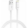 Kábel USB AA na Lightning 8pin MFI 2,4A/5V 12W C703 1m biely Kábel USB AA na Lightning 8pin MFI 2,4A/5V 12W C703 1m biely