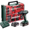 Metabo Metabo AKU příklepová vrtačka SB 18 SET, 2x 18 V 2,0 Ah v kufru 602245710 Metabo Metabo AKU příklepová vrtačka SB 18 SET, 2x 18 V 2,0 Ah v kufru 602245710