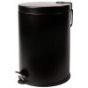 Faneco Čierny oceľový kúpeľňový odpadkový kôš, 30 l Faneco Čierny oceľový kúpeľňový odpadkový kôš, 30 l