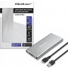 Qoltec pre M.2 SSD | SATA | NGFF | USB 3.0 púzdro Super rýchlosť 5 Gb/s | 2 TB | strieborná Qoltec pre M.2 SSD | SATA | NGFF | USB 3.0 púzdro Super rýchlosť 5 Gb/s | 2 TB | strieborná